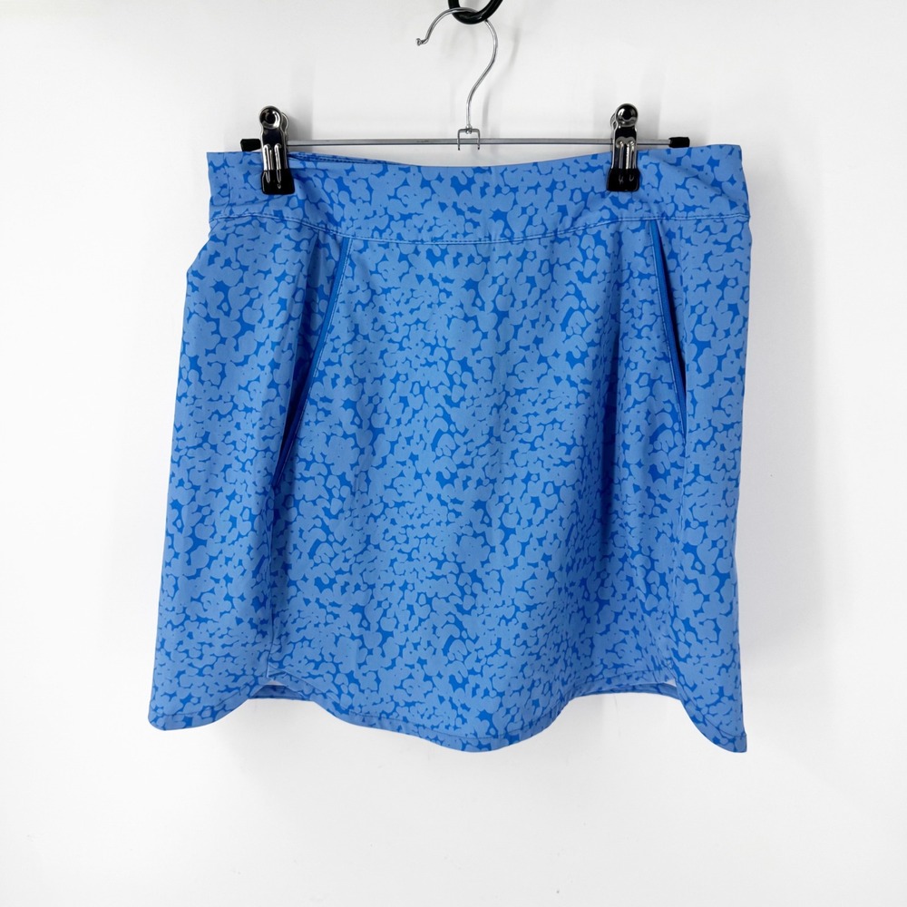 Vineyard Vines Performance Skort Size 2 Blue Floral Print Golf‎ Tennis Skirt
